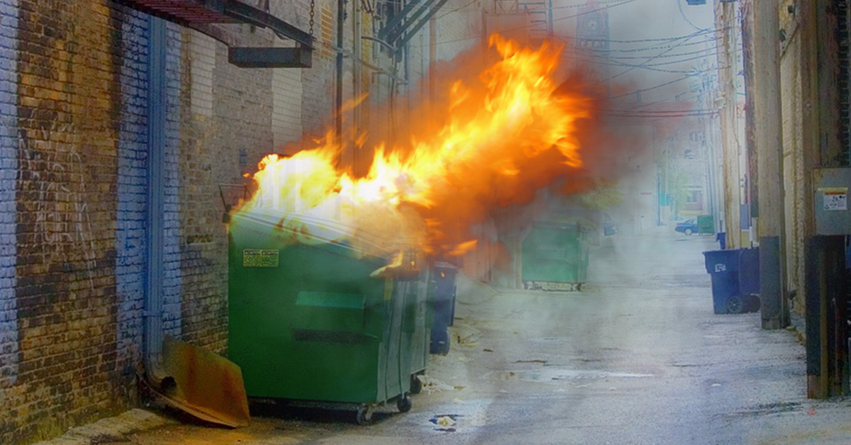 The Surprisingly High Number of Dumpster Fires in the United States